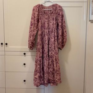Matt a Floral Print midi dress